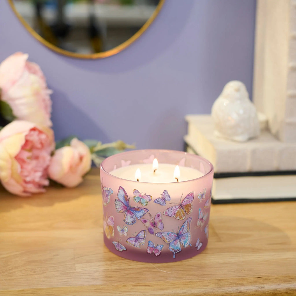 Butterflies Candle