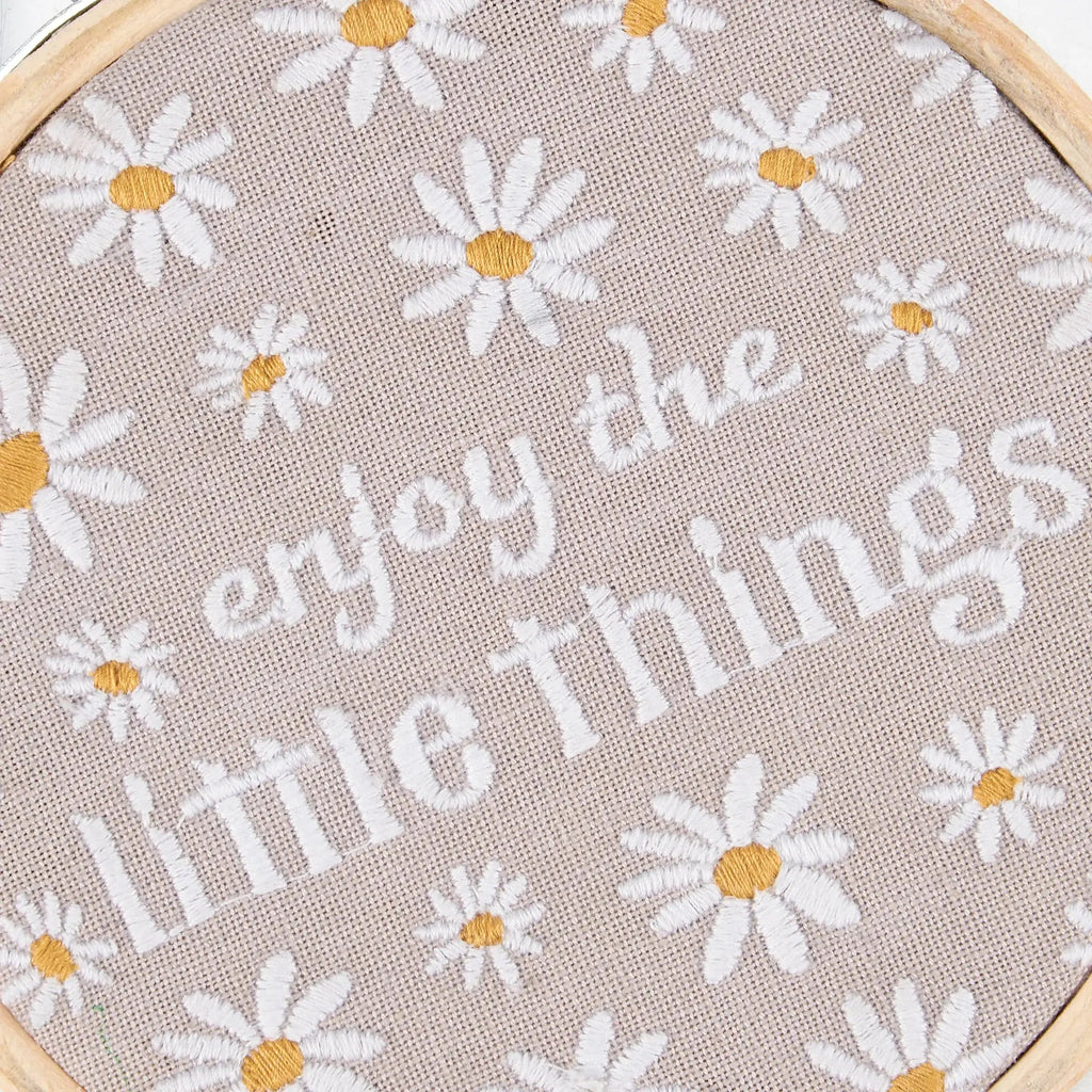 Enjoy The Little Things Hoop