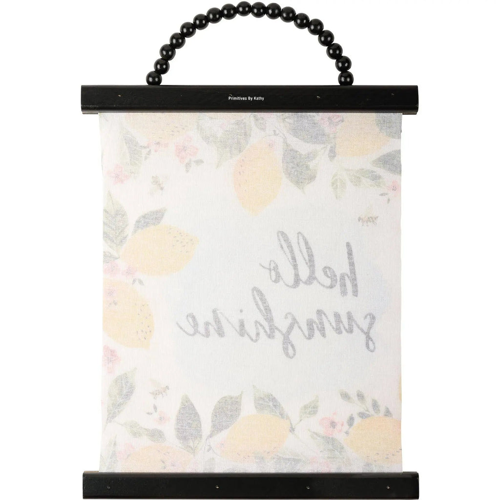 Hello Sunshine - Lemon Watercolor Design Wall Decor