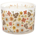 Orange Flowers Candle
