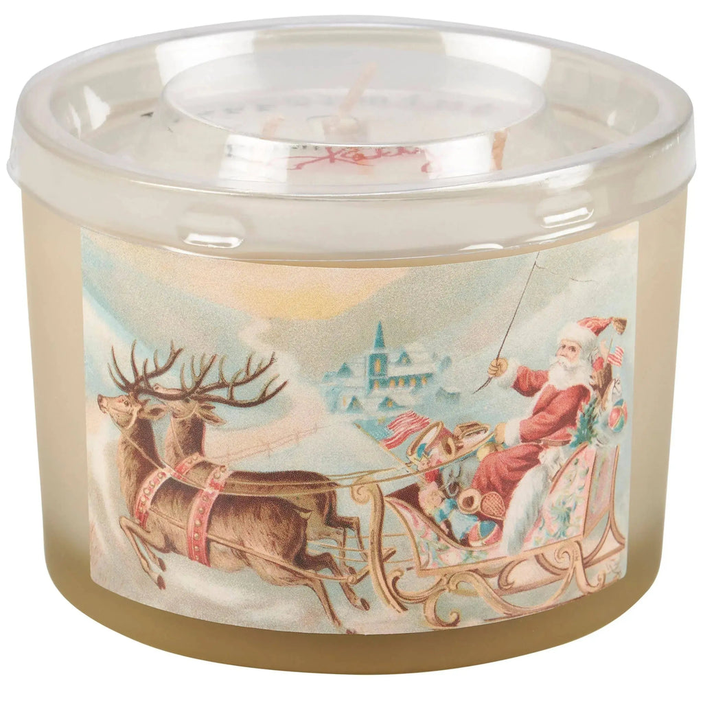 Santa Sleigh Candle